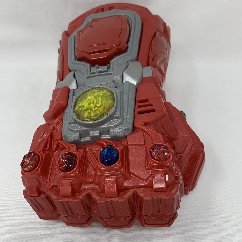 Iron Man Red Infinity Gauntlet Light Up Sound Stone‎ Avengers Endgame Hasbro